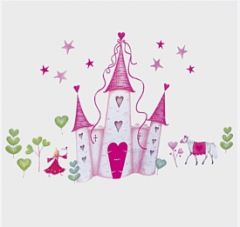 Decoration Murale Avec Sticker Chateau De Princesse Toute La Decoration Facile A Prix Malin Pour Une Chambre De Princesse Un Max D Idees