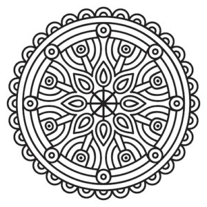 Coloriage Mandala Un Max D Idees