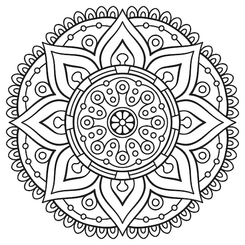 coloriage Mandala  Un max d'idées