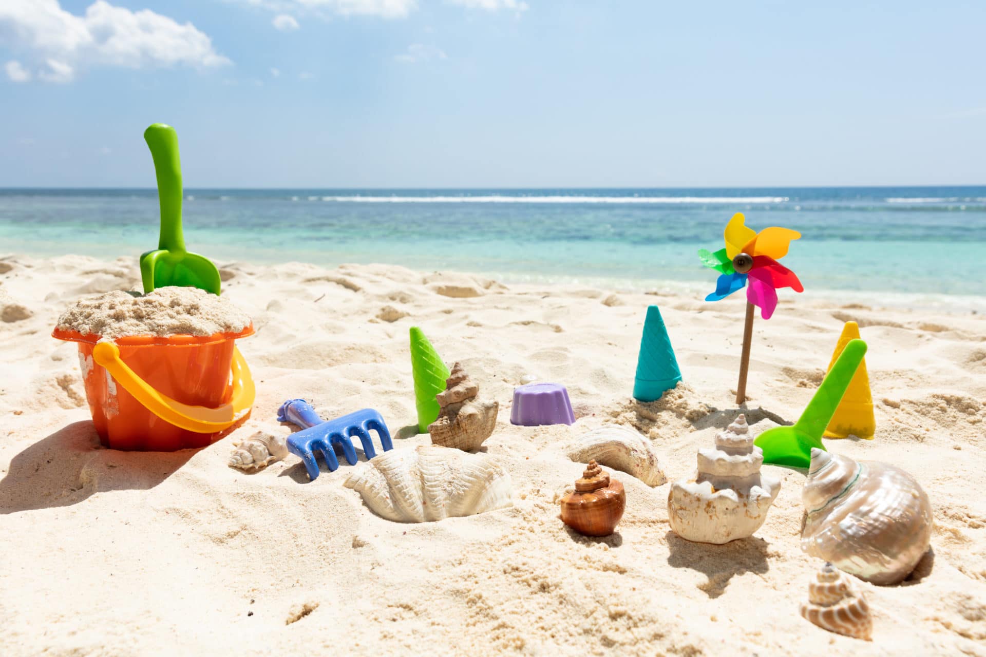 jeux de sable plage