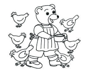 Coloriage Petit Ours Brun Les Coloriages Gratuits Un Max D Idees